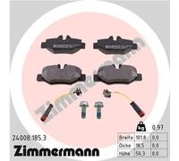 ZIMMERMANN Ensemble De Plaquettes De Frein Arrière Pour MERCEDES W639 VIANO