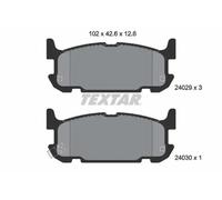 Plaquettes de frein 2402901 TEXTAR pour MAZDA MX-5 II