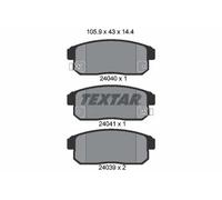 Textar Plaquettes de frein 2404001 pour Suzuki et Nissan