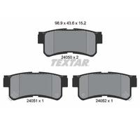 Plaquettes de frein 2405001 TEXTAR pour DAEWOO SSANGYONG