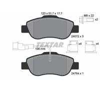 Plaquettes de frein 2407202 TEXTAR pour FIAT FORD