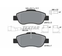 Plaquettes de frein 2407202 TEXTAR pour FIAT FORD