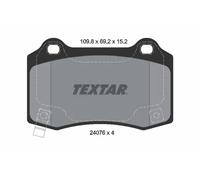 Plaquettes de frein 2407601 TEXTAR pour CHRYSLER CHEVROLET JEEP DODGE TESLA