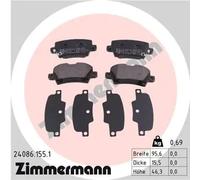 ZIMMERMANN 24086.155.1 Plaquettes de frein