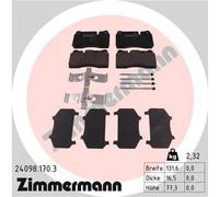 Plaquettes de frein 24098.170.3 ZIMMERMANN pour VW AUDI SEAT