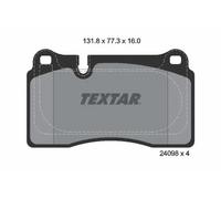 Textar – Jeu de plaquettes de frein 2409803 – avant