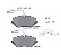Plaquettes de frein 2413301 TEXTAR pour CITROËN PEUGEOT