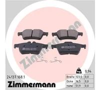 Plaquettes de frein 24137.168.1 ZIMMERMANN pour CADILLAC CITROËN VOLVO RENAULT