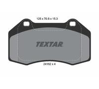 Plaquettes de frein 2416201 TEXTAR pour RENAULT ALPINE