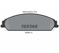 Plaquettes de frein 2416401 TEXTAR pour CHRYSLER LANCIA DODGE