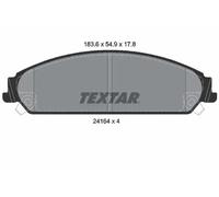 Plaquettes de frein 2416401 TEXTAR pour LANCIA CHRYSLER DODGE