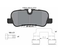 Plaquettes de frein 2419201 TEXTAR pour LAND ROVER RANGE ROVER SPORT I