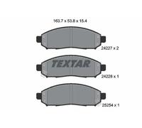 Plaquettes de frein 2422704 TEXTAR pour NISSAN NAVARA NP300 LEAF PATHFINDER III