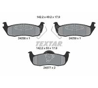 Plaquettes de frein 2425801 TEXTAR pour JEEP GRAND CHEROKEE III COMMANDER