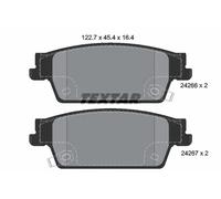 Plaquettes de frein 2426601 TEXTAR pour CADILLAC STS SRX