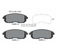 Plaquettes de frein 2428001 TEXTAR pour FIAT SUZUKI NISSAN