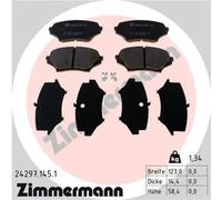 Plaquettes de frein 24297.145.1 ZIMMERMANN pour MAZDA MX-5 III