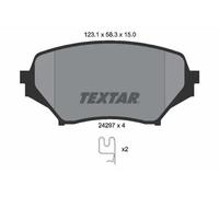 Plaquettes de frein 2429701 TEXTAR pour MAZDA MX-5 III