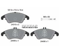 Textar Plaquettes de frein 2431001 pour Mercedes‑Benz SLK, Classe C, Classe E, CLS