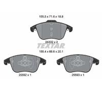 TEXTAR 2433205 Plaquettes de frein