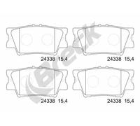 Plaquettes de frein 24338 00 704 00 BRECK pour TOYOTA LEXUS