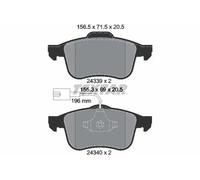 Plaquettes de frein 2433901 TEXTAR pour ALFA ROMEO SPIDER 159 159 Sportwagon