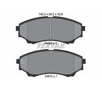 Plaquettes de frein 2435301 TEXTAR pour FORD MAZDA