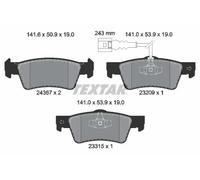 Plaquettes de frein 2436704 TEXTAR pour VW TOUAREG