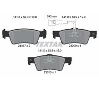 Textar Plaquettes de frein arrière 2436704 pour VW Touareg
