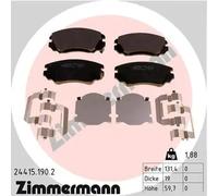 ZIMMERMANN 24415.190.2 Plaquettes de frein