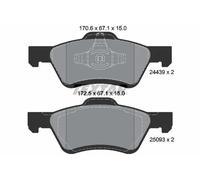 Plaquettes de frein 2443901 TEXTAR pour MAZDA FORD FORD USA