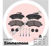 Plaquettes de frein 24466.190.1 ZIMMERMANN pour CITROËN FIAT PEUGEOT