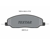 TEXTAR 2451301 Kit de plaquettes de frein, frein à disque pour FORD AUSTRALIA,FO