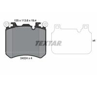Plaquettes de frein 2452401 TEXTAR pour ROLLS-ROYCE BMW