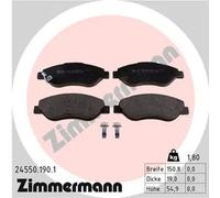 Plaquettes de frein 24550.190.1 ZIMMERMANN pour OPEL CORSA D