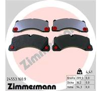 Plaquettes de frein 24553.160.9 ZIMMERMANN pour PORSCHE VW AUDI