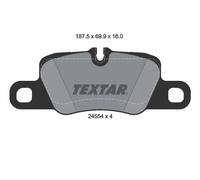 Plaquettes de frein 2455402 TEXTAR pour PORSCHE PANAMERA PANAMERA Sport Turismo