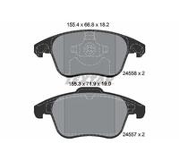 Textar Plaquettes de frein 2455801 pour Citroën/Peugeot DS