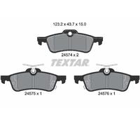 Plaquettes de frein 2457401 TEXTAR pour DAIHATSU TOYOTA