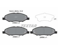 Plaquettes de frein 2468201 TEXTAR pour NISSAN NOTE MICRA III