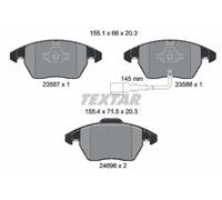 Plaquettes de frein 2469602 TEXTAR pour AUDI VW SEAT SKODA