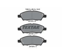 TEXTAR 2472401 Plaquettes de freins pour NISSAN MICRA IV (K13) NOTE (E12)