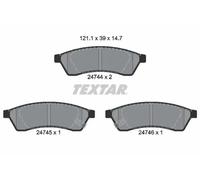 Textar Plaquettes de frein 2474401 pour Chevrolet Epica – arrière