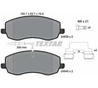 Plaquettes de frein 2483901 TEXTAR pour CITROËN LANCIA PEUGEOT FIAT