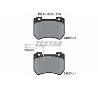 Textar Plaquettes de frein 2485201 pour Alfa Romeo 159, 159 Sportwagon, Spider