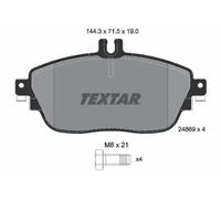 Jeu de plaquettes de frein TEXTAR 2486901, avant