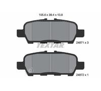 Textar Plaquettes de frein arrière 2487101 pour Suzuki et Nissan