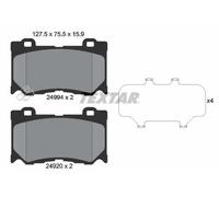 Textar Plaquettes de frein 2499401 avant pour INFINITI NISSAN
