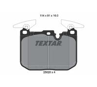 TEXTAR 2502807 Plaquettes de frein