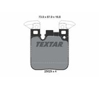 TEXTAR 2502901 Plaquettes de frein